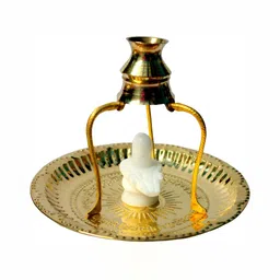 Navyaksh Gold-Toned Religious Idol Showpiece-picture-0