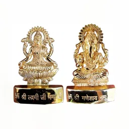 Navyaksh Gold Toned 2 Pieces Religious Idol Showpieces-picture-11