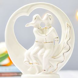 Archies White Premium Romantic Lovers Statue Showpiece-image-76