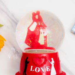 Archies Red Premium Romantic Lovers Statue Showpiece-image-79
