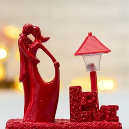 Archies Red Premium Romantic Lovers Statue Showpiece-image-8