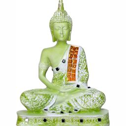 GW CREATIONS Sea Green Buddha Figurine Showpiece-picture-39