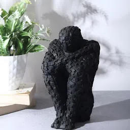 Decor de Maison Black Secluded Thinker Showpiece-picture-43
