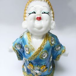 GW CREATIONS Blue & White Buddha Idol Showpiece-image-72