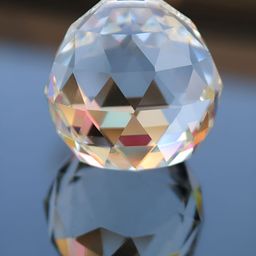 Petrichor Fengshui Crystal Transparent Sun Catcher 40 MM Showpiece Crystal Ball-13
