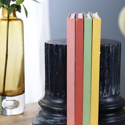 Decor de Maison Blue 2 Pieces Relic Pillar Bookends Showpieces-image-96