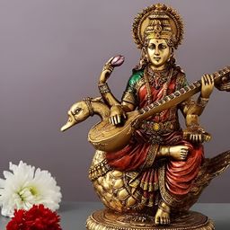 CraftVatika Gold-Toned Religious Idol Showpiece-image-33