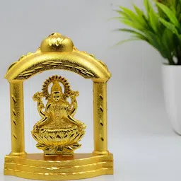 CraftVatika Gold-Toned Brass Religious Idol Decorative Showpiece-image-10