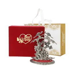INTERNATIONAL GIFT Silver-Toned Religious Idol Showpiece-25