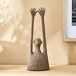 Home Centre Brown Idol Showpiece-image-65