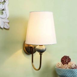 Orluna Gold Iron Wall Light | E27 holder | without Bulb | Eliante by Jainsons Lights-picture-2