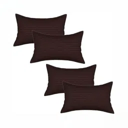 RF RELAXFEEL Brown Set of 4 Fibre Filled Polycotton Breathable Sleep Pillow-22