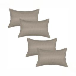 RF RELAXFEEL Beige Set of 4 Fibre Filled Polycotton Breathable Sleep Pillow-17