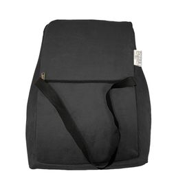 Sleepsia Black & Blue Lumbar Velvet Home Pillow-image-76