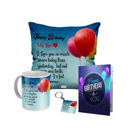 ME & YOU Blue & Red 4 Pieces Printed Home Gift Sets-17