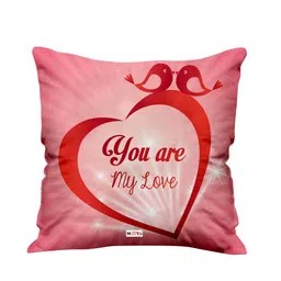 ME & YOU Pink & Red Love Printed Ultra Soft Filled Cushion-picture-14