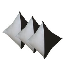JDX Set of 3 White & Black Rectangular Sleeping Pillows-41