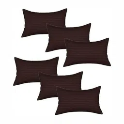 RF RELAXFEEL Brown Set of 5 Fibre Filled Polycotton Breathable Sleep Pillow-image-49