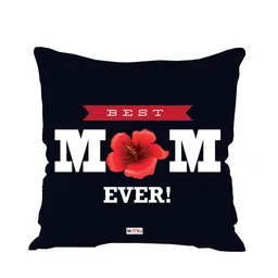 ME & YOU Black & White Printed Square Shaped Cushion-27