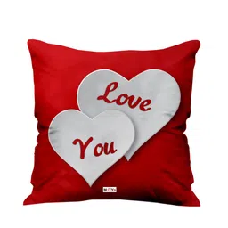 ME & YOU Red & White Fibre Filled Ultra Soft Sleep Cushion-picture-46