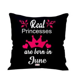 ME & YOU Black & Pink Printed Microfibre Filled Cushion-picture-34