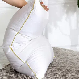 SWHF White Solid Pure Cotton Sleep Pillow-3