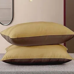 RF RELAXFEEL Beige Set of 2 Fibre Filled Polycotton Breathable Sleep Pillow-image-9