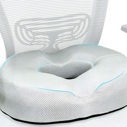 Sleepsia Grey Memory Foam Filled Therapedic Pillow-12