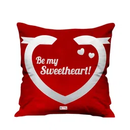 ME & YOU Red & White Love Printed Ultra Soft Filled Cushion-picture-16