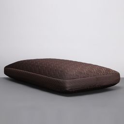 LA VERNE Brown Self-Design Memory Foam Cooling Gel Infused Breathable Sleep Pillow-14