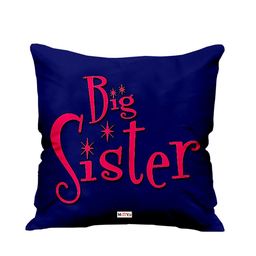 ME & YOU Blue & Red Printed Square Cushion-2