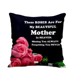 ME & YOU Black & White Printed Square Cushion-17