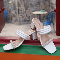 CORSICA Open Toe Block Heels-8