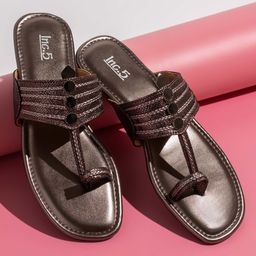 Inc 5 Textured One Toe Flats-picture-34