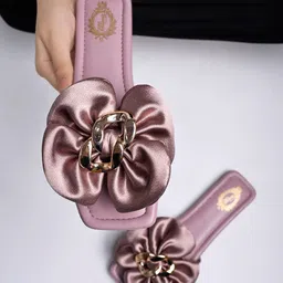 Shoetopia Open Toe Flats with Bows-31