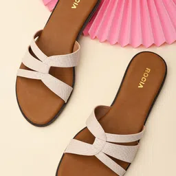Rocia Women Open Toe Flats with Bows-image-13