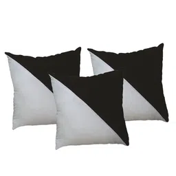 JDX Set of 3 White & Black Rectangular Sleeping Pillows image 3
