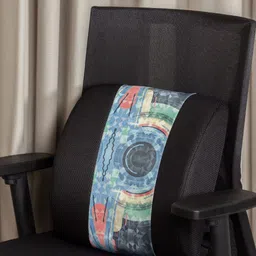 The White Willow Black Memory Foam Gaming Lumbar Backrest-24
