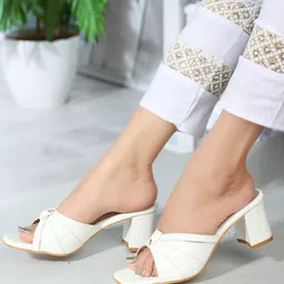 ICONICS Textured Block Heels-17