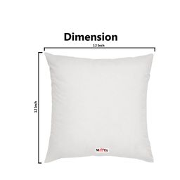 ME & YOU Black & White Printed Square Cushion image 2
