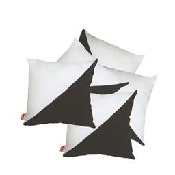 JDX Set of 3 White & Black Rectangular Sleeping Pillows image 2