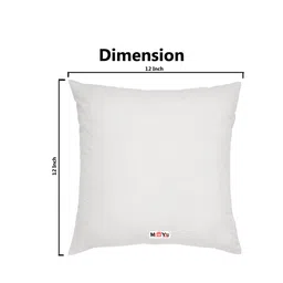 ME & YOU Grey & Red Printed Ultra Soft Fibre Pre-Filled Square Cushion image 3