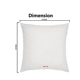 ME & YOU Red Printed Square Cushion image 2