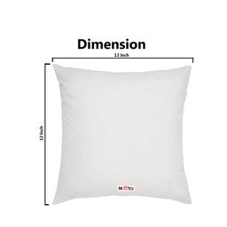 ME & YOU Black & White Printed Square Cushion image 2