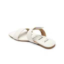 ELLE Two Strap Work Open Toe Flats image 3