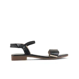 SAPATOS Embellished Backstrap Open Toe Flats image 5