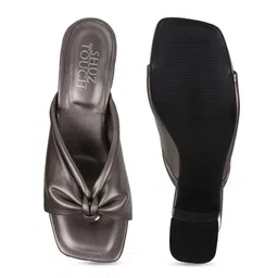 SHUZ TOUCH Open Toe Block heels image 2