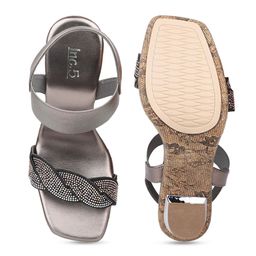 Inc 5 Embellished Block Party Heels With Ankle Loop image 4
