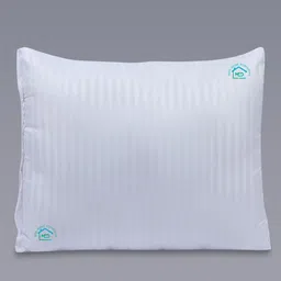 MFD HOME FURNISHING Set of 2 White Solid Sustainable Sleep Pillows image 3