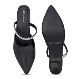 CLOG LONDON Block Mules with Bows image 5